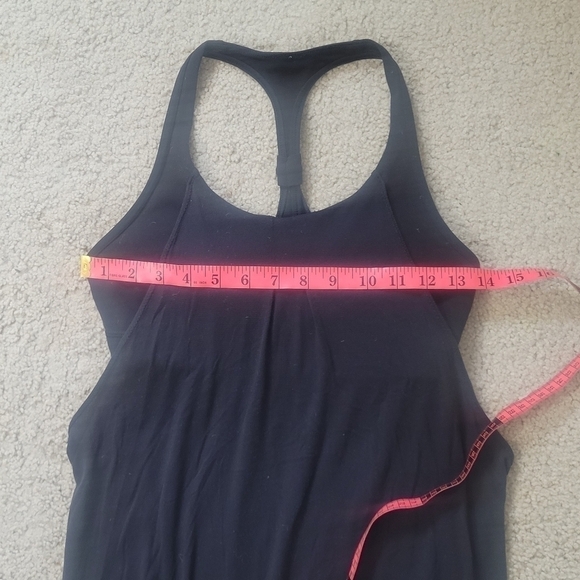 Lululemon Practice Freely Tank top with built in bra black in size 6 - Picture 12 of 12